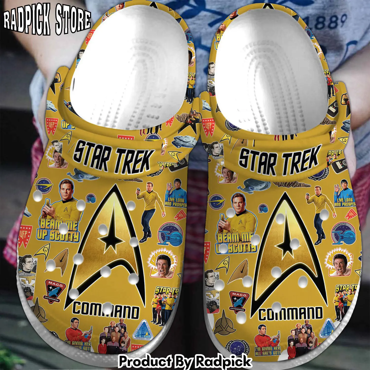 Radpick star trek movie clogs shoes comfortable for men women waq rp6521244